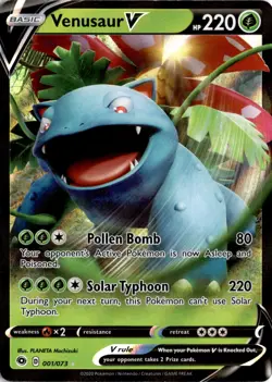 Venusaur V (01/73) Ultra Rare Champion's Path NM Pokemon TCG - Image 1