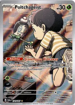 Poltchageist (171/167) Illustration Rare SV06: Twilight Masquerade NM Pokemon TC - Image 1