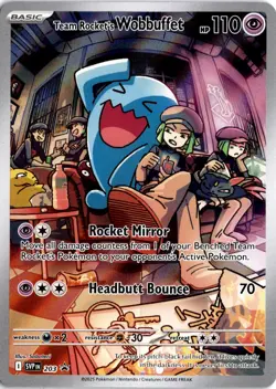 Team Rocket's Wobbuffet (203) Promo SV: Scarlet & Violet Promo Cards NM Pokemon - Image 1