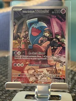 Team Rocket's Wobbuffet (203) Promo SV: Scarlet & Violet Promo Cards NM Pokemon - Image 1