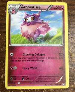 Pokemon Card Aromatisse 85/122 XY Breakpoint Uncommon - Image 1