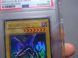 PSA10 YuGiOh Red Eyes Black Dragon 2nd Ultra Rare Vintage Japan - Image 3