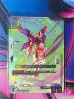 Gundam Card Game TCG - Gundam Aerial Rebuild - LR+ - GD01-067 - NM - Image 1