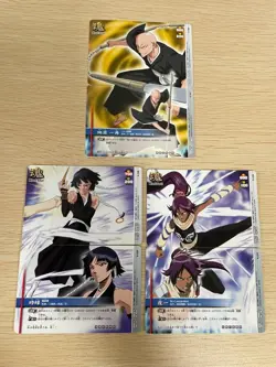 Bleach Soul Card Battle set 6 cards Yoruichi Shihoin Sui-Feng Ikkaku BANDAI - Image 1