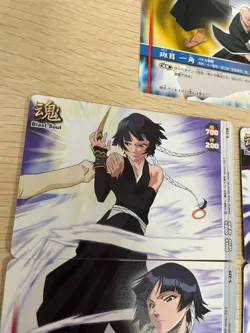 Bleach Soul Card Battle set 6 cards Yoruichi Shihoin Sui-Feng Ikkaku BANDAI - Image 2