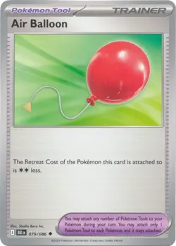 Air Balloon 079/086 Black Bolt BLK English Pokemon Card NM - Image 1