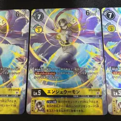 Angelomon3 Cards R Digimon Card Japanese Bt3-039 Foil Rare - Image 3