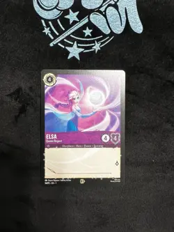 Disney Lorcana Elsa Queen Regent Promo Signature Card - Image 1