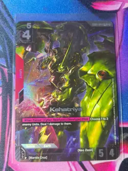 Gundam Card Game TCG - Kshatriya - LR+ - GD01-044 - NM - Image 1