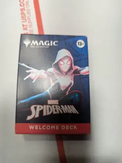 2025 SDCC EXCLUSIVE MAGIC THE GATHERING SPIDER MAN GWEN WELCOME DECK CARDS mtg - Image 1