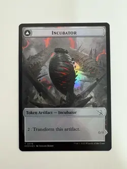 Phyrexian / Incubator Foil Token 0016 MTG Magic the Gathering Card NM Mint MOM - Image 2