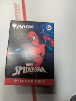 2025 SDCC EXCLUSIVE MAGIC THE GATHERING SPIDER MAN WELCOME DECK CARDS mtg - Image 1