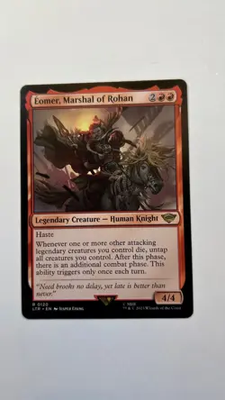 MTG LOTR Eomer, Marshal of Rohan #120 Tales of Middle-Earth Unplayed - Image 1