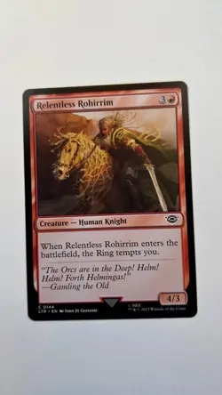 MTG LOTR Relentless Rohirrim #144 Tales of Middle-Earth Unplayed - Image 1
