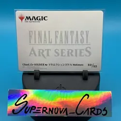 MTG Cloud Ex-SOLDIER - Art Series Card FINAL FANTASY 50/53 MTG - Image 2