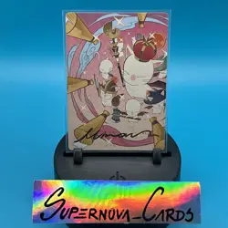 MTG Summon Good King Mog XII Art Series FINAL FANTASY 41/53 gold signature - Image 1