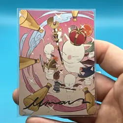 MTG Summon Good King Mog XII Art Series FINAL FANTASY 41/53 gold signature - Image 3