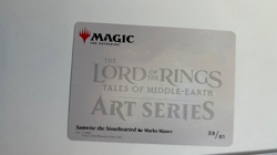 MTG LOTR Samwise the Stouthearted Art Series 39/81 Tales of Middle-Earth Magic - Image 2