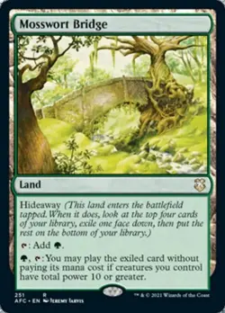 Mosswort Bridge - Light Play MTG Commander 2021 Forgotten Realms - Image 1