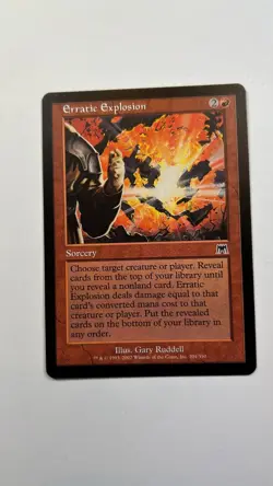 MTG Onslaught Erratic Explosion 201/350 Magic the Gathering - Image 1