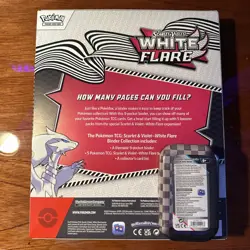 Pokemon TCG White Flare Binder Collection Box With Unova Mini Tin - Image 2