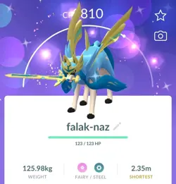Shiny Zacian Crown Form Pokemon Go - Image 1