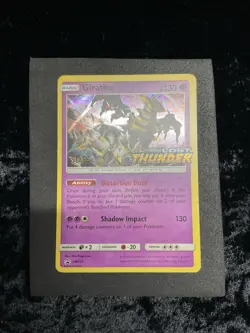 Pokemon Giratina S&M Lost Thunder STAFF Prerelease SM151 Nm - Image 1