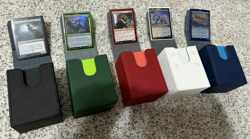 Five Custom MTG Commander Decks (Includes Deck Boxes + Sleeves) - Image 1