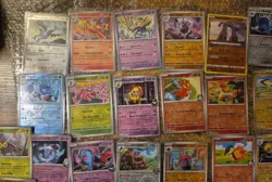 Pokemon TCG Reverse Holo Card Lot Of 74 Cards Scizor Annihilape Pichu Rotom - Image 2