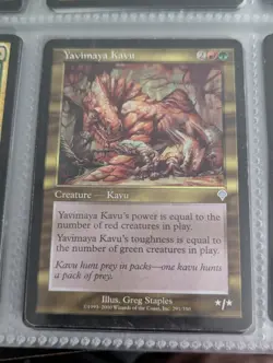 Yavimaya Kavu 291 MTG NM Invasion (F) - Image 1