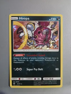 Pokemon Card Hoopa Shining Legends Reverse Holo Rare 55/73 Near Mint - Image 1