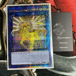 Knightmare Unicorn RA01-EN043 QCR 1st Ed M/NM 25th Secret Rare YUGIOH - Image 1
