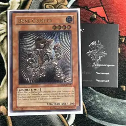 MISPRINT Grey Print Bone Crusher CRMS-EN083 Ultimate Rare MP Collector YUGIOH - Image 1