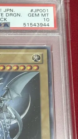 PSA10 YuGiOh Blue Eyes White Dragon YAP Ultra Rare Japan Promo - Image 3