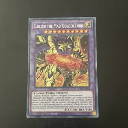 Yugioh Eldich the Mad Golden Lord BLVO-EN040 1ST Secret (NM) - Image 1