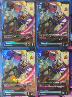 Gundam Card Game TCG - 4x Gundam - LR - GD01-001 - NM - Image 1