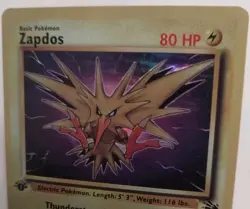 "Custom-Made"High Quality,Holo,1st Ed. Zapdos #15"Display-card" - Image 4