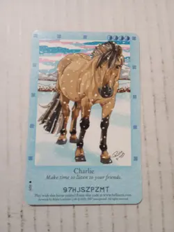 Bella Sara Northern Lights Charlie 3/55 Horse Regular Common Card 2007 - Image 1