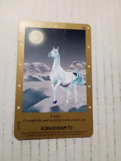 Bella Sara Second Series 2007 Luna 31/97 Common Horse Trading Card - Image 1