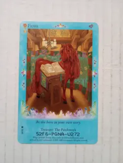 Bella Sara Treasures Fiona 14/55 The Patchwork Common Horse Trading Card 2009 - Image 1