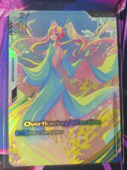 Gundam Card Game TCG - Overflowing Affection - U+ - GD01-118 - NM - Image 1