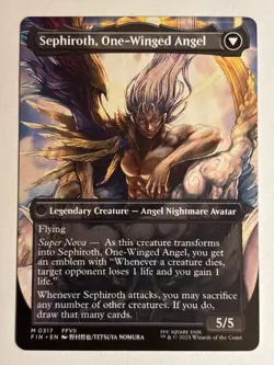 Sephiroth, Fabled SOLDIER (Borderless)(0317) FINAL FANTASY - MTG NM - Image 2