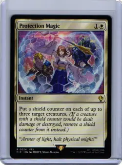 Protection Magic - MTG - Commander: Final Fantasy - Excellent NM - Image 1