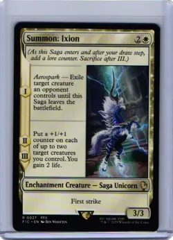 NM Summon: Ixion, MTG, Final Fantasy Commander, Magic the Gathering, 27 - Image 1