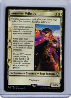 MTG - Summon: Yojimbo - Commander: FINAL FANTASY - NM Rare FIC #28 Non Foil - Image 1