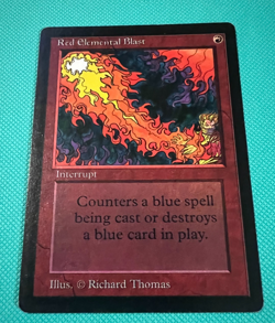 Red Elemental Blast - Beta - MTG - Magic the Gathering - Image 1