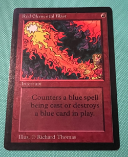 Red Elemental Blast - Beta - MTG - Magic the Gathering - Image 2