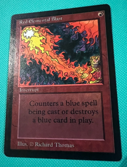 Red Elemental Blast - Beta - MTG - Magic the Gathering - Image 3