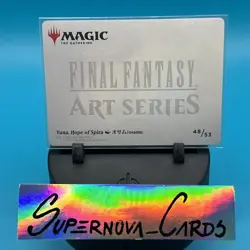 Yuna, Hope of Spira Art Card - Art Series: FINAL FANTASY NM MTG - Image 2