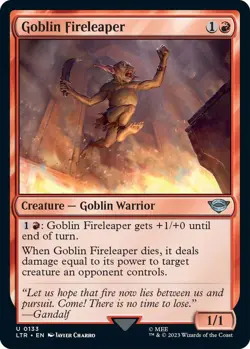 Goblin Fireleaper 0133 MTG LTR Uncommon NP - Image 1